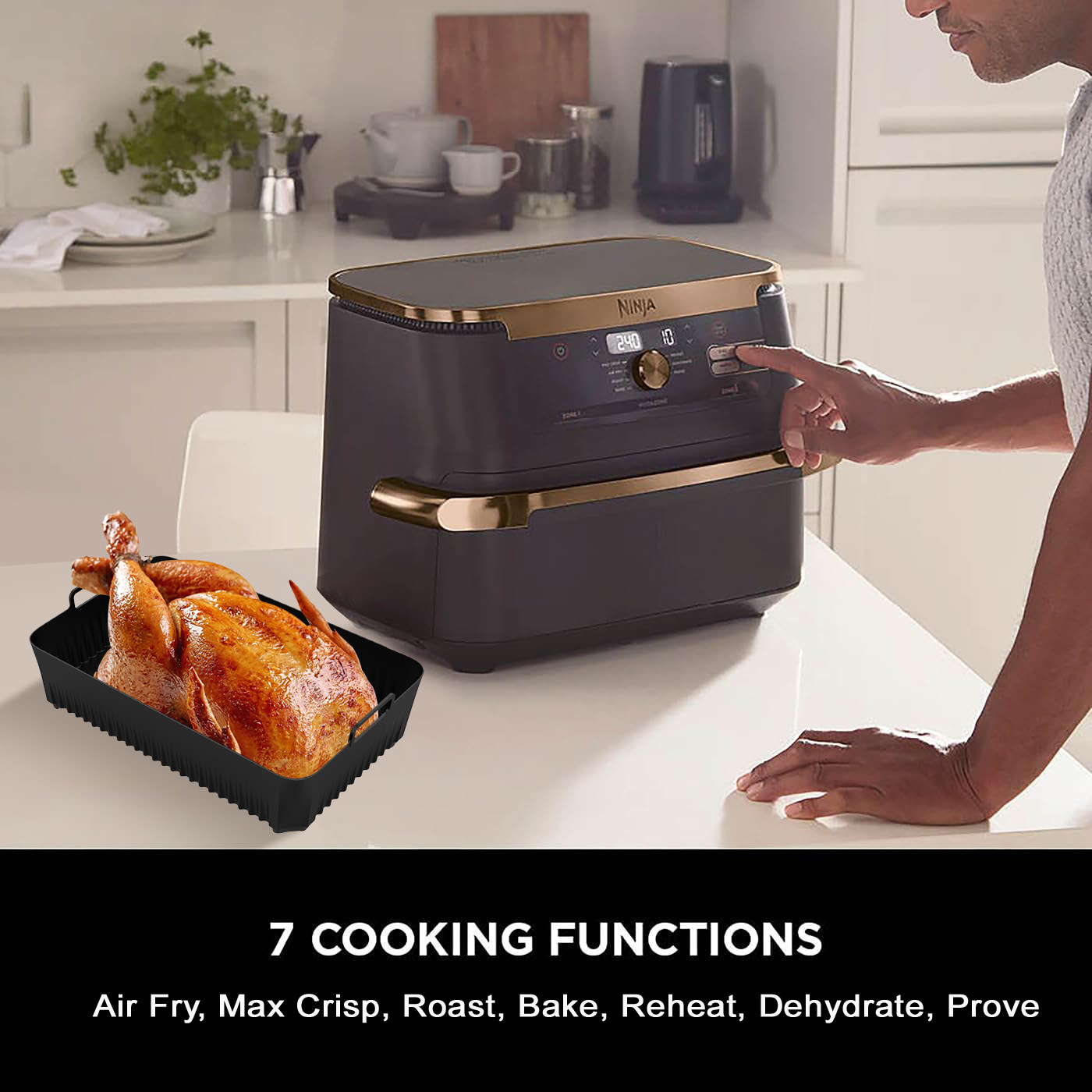 Air Fryer Tray Silicone Mold F - Kids Outdoor Ninja Equipment review and price