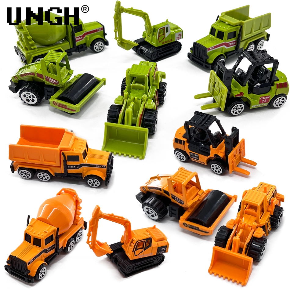 UNGH 6pcs Alloy Diecast Engine - Kids Outdoor Excavator review and price