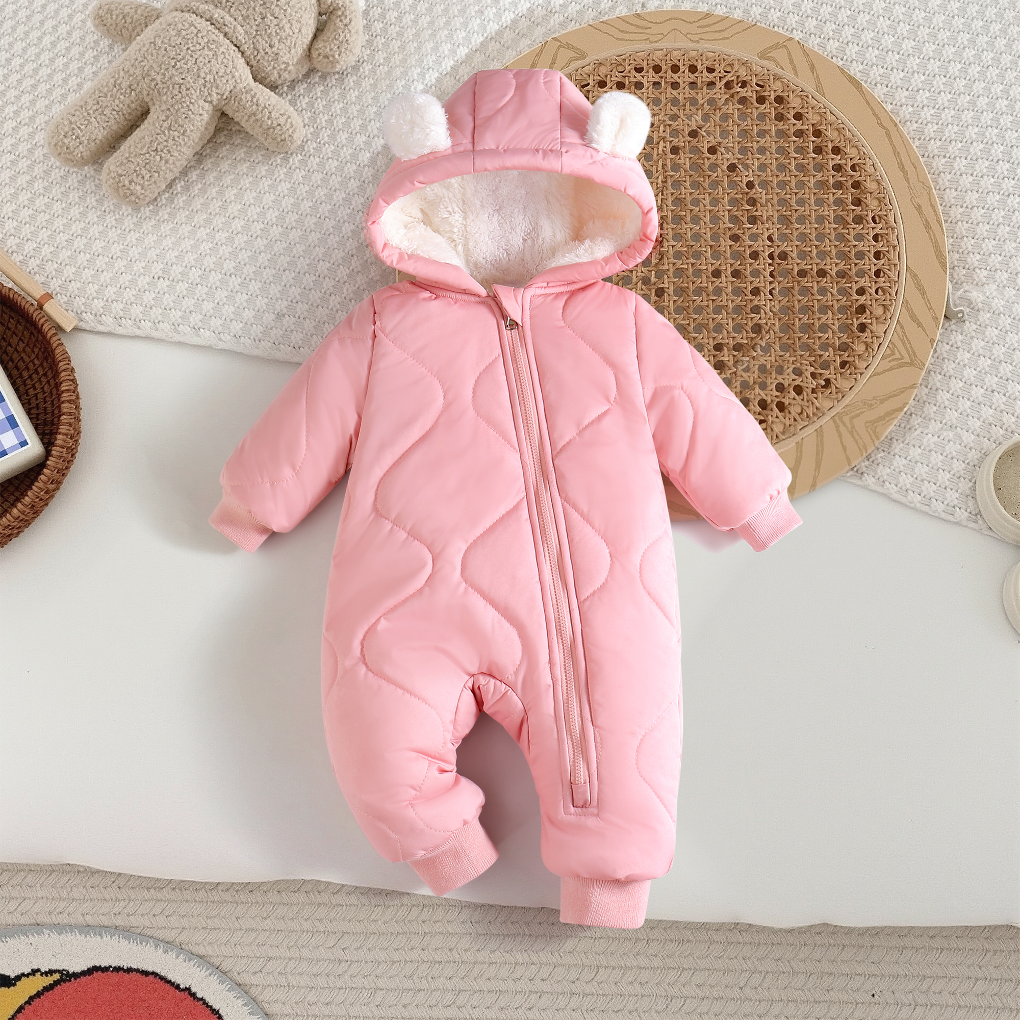 Autumn and Winter Thickened Co - Kids Outdoor Jumpsuit review and price