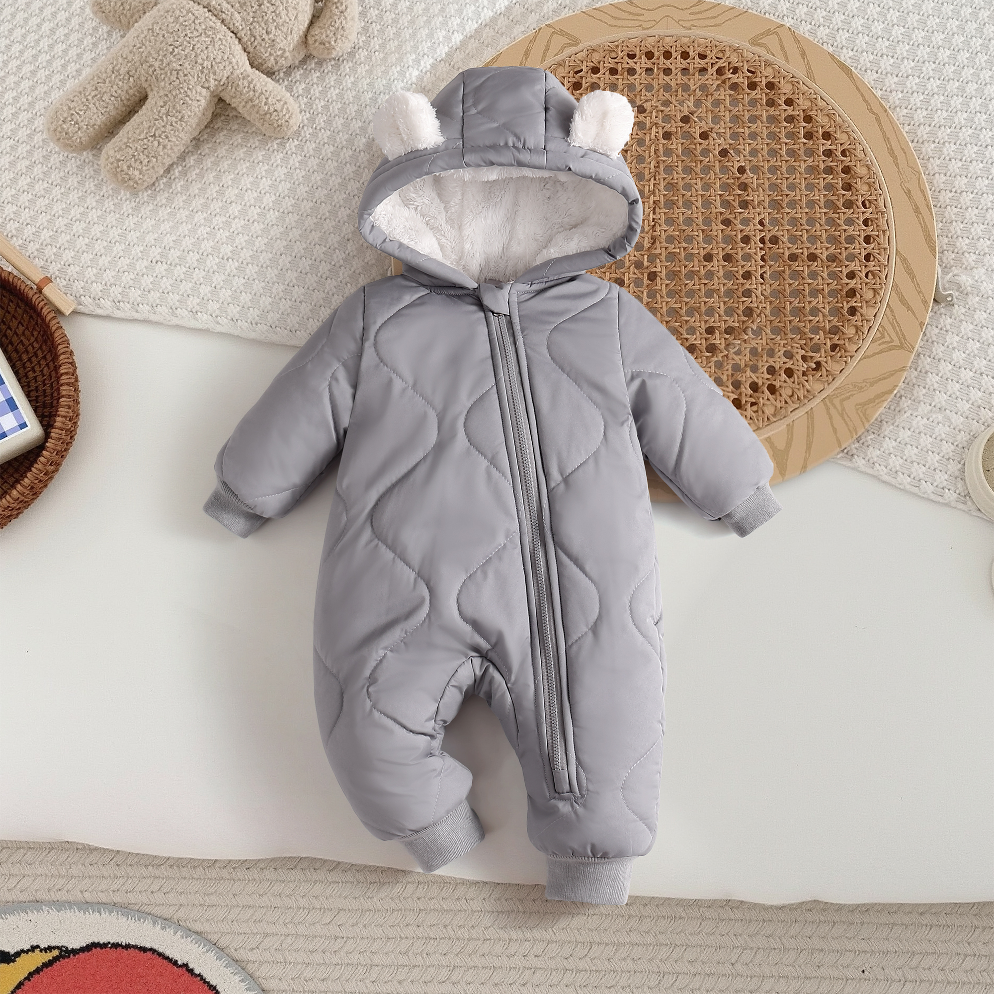 Autumn and Winter Thickened Co - Kids Outdoor Jumpsuit review and price