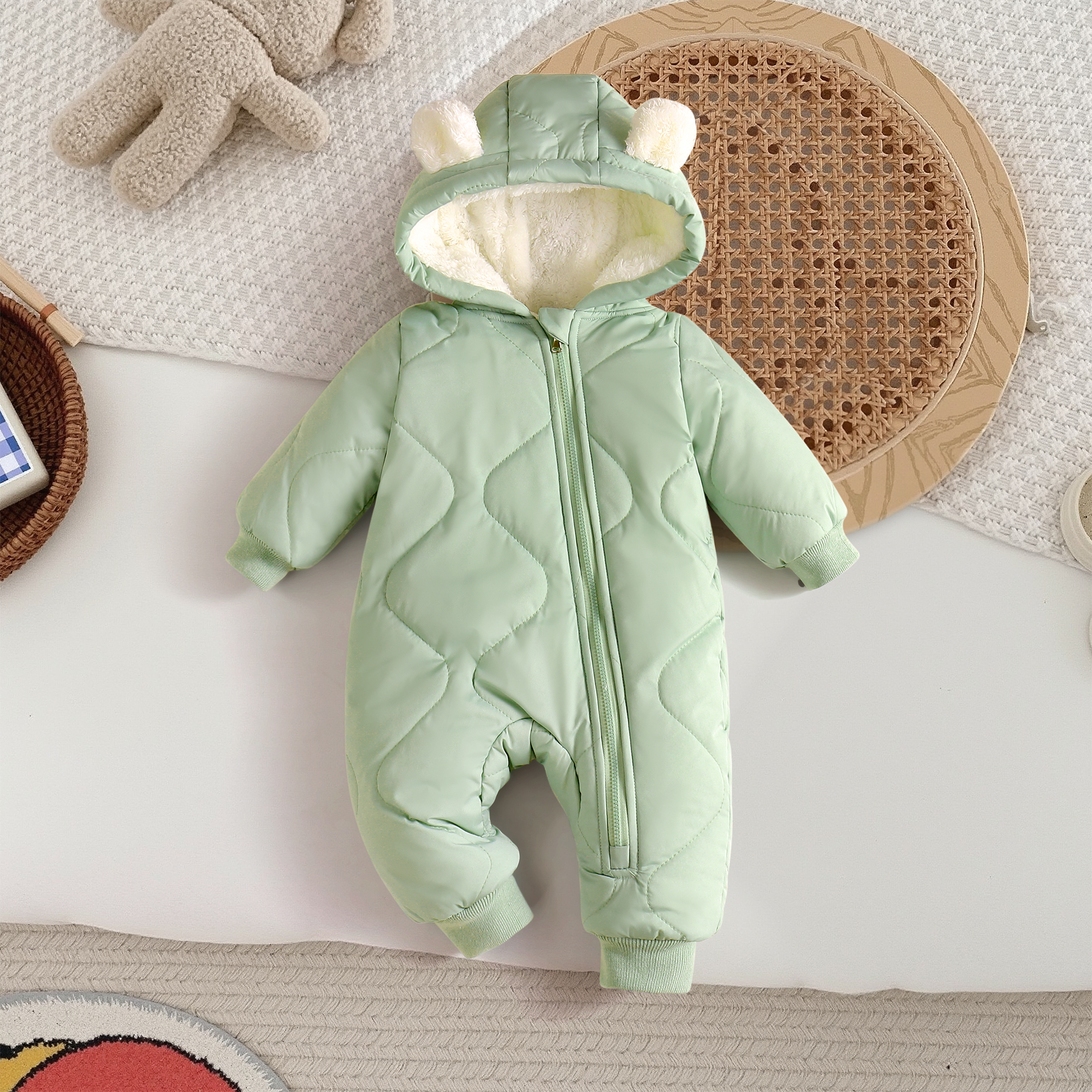Autumn and Winter Thickened Co - Kids Outdoor Jumpsuit review and price