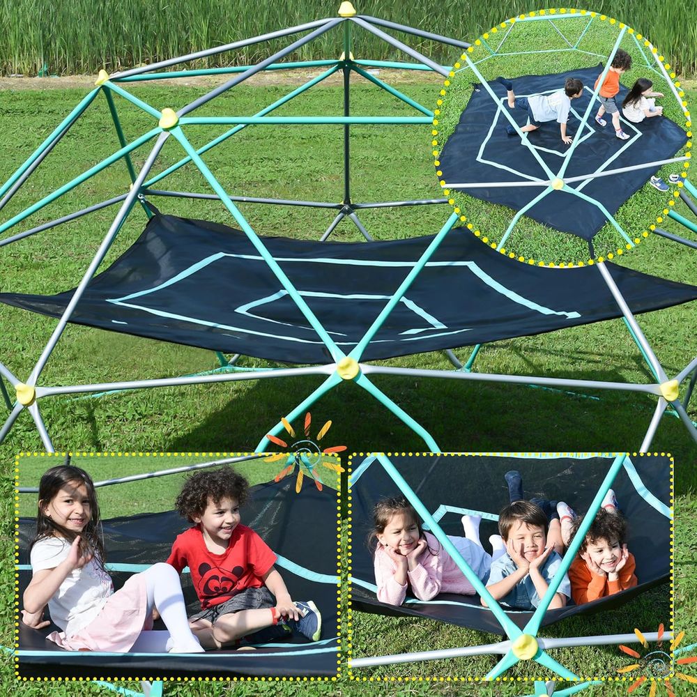 Geometric Dome Climber with Ha - Kids Outdoor Climber review and price