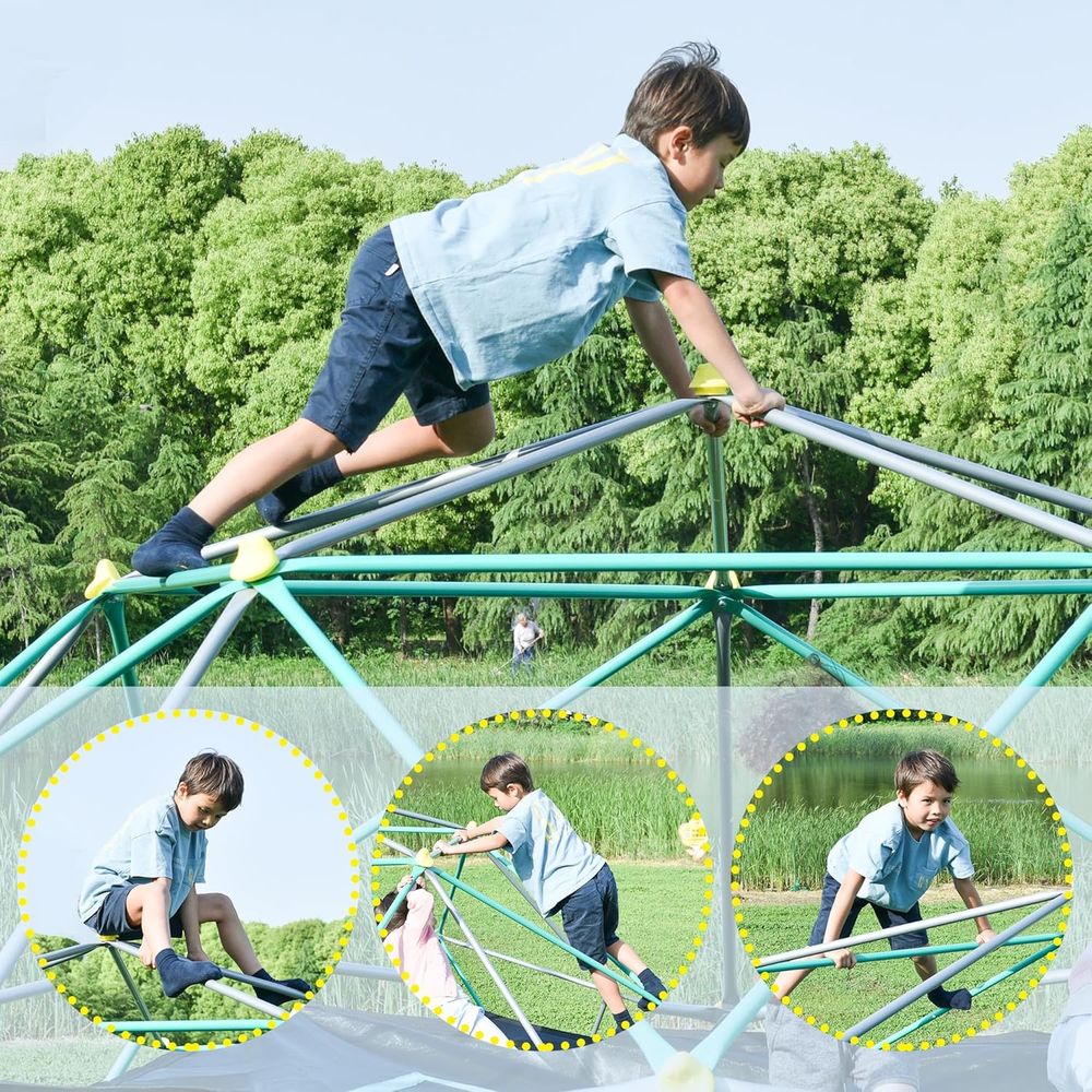 Geometric Dome Climber with Ha - Kids Outdoor Climber review and price