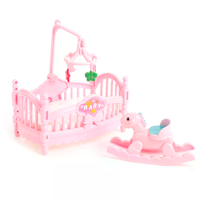 Miniature Crib Wooden Horse Se - Kids Outdoor Chair And Table review and price
