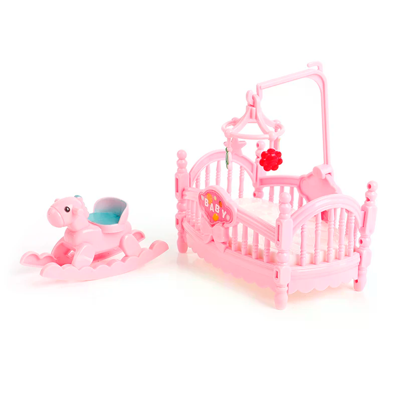 Miniature Crib Wooden Horse Se - Kids Outdoor Chair And Table review and price