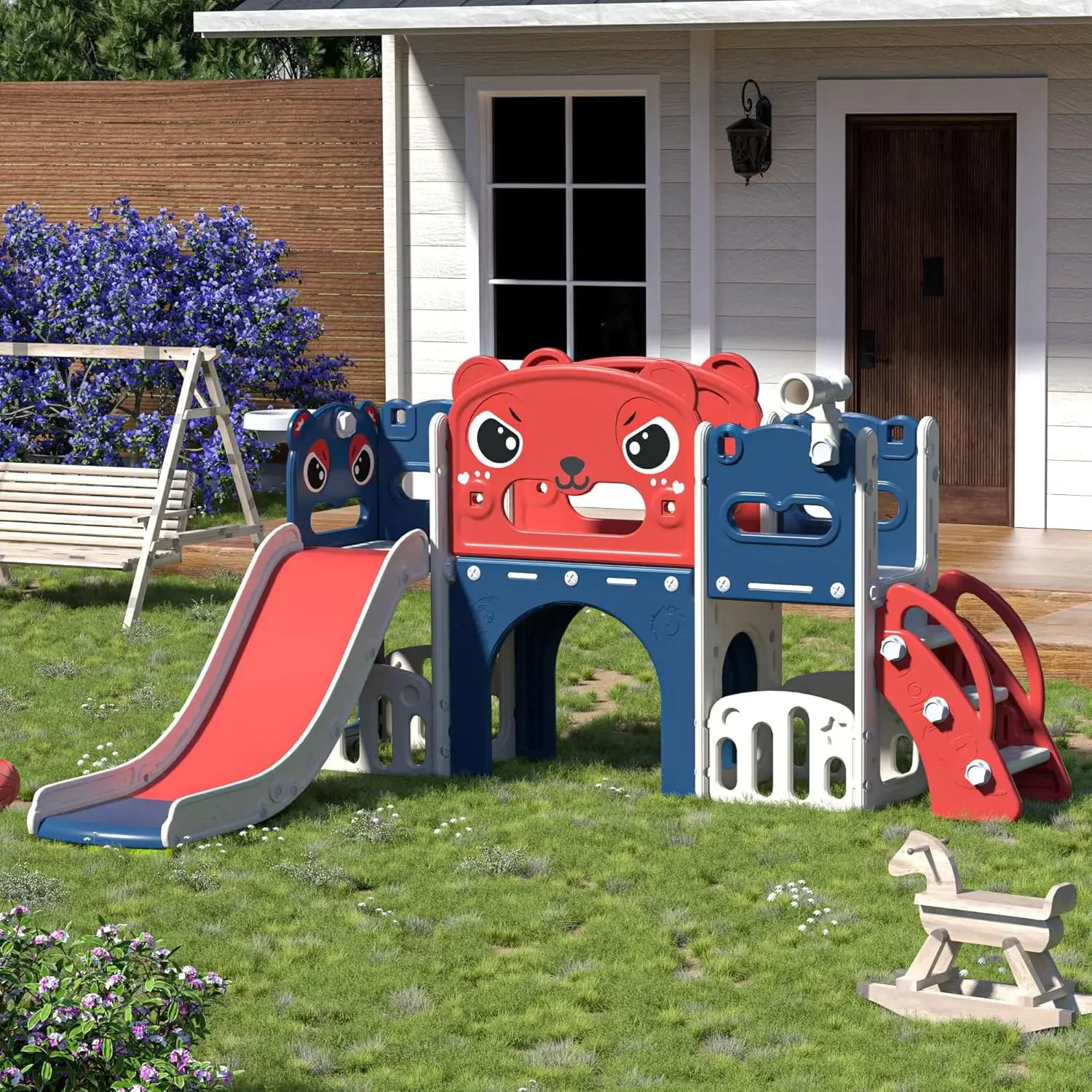 Sale:9 In 1 Toddler Slide Play - Kids Outdoor Climber review and price