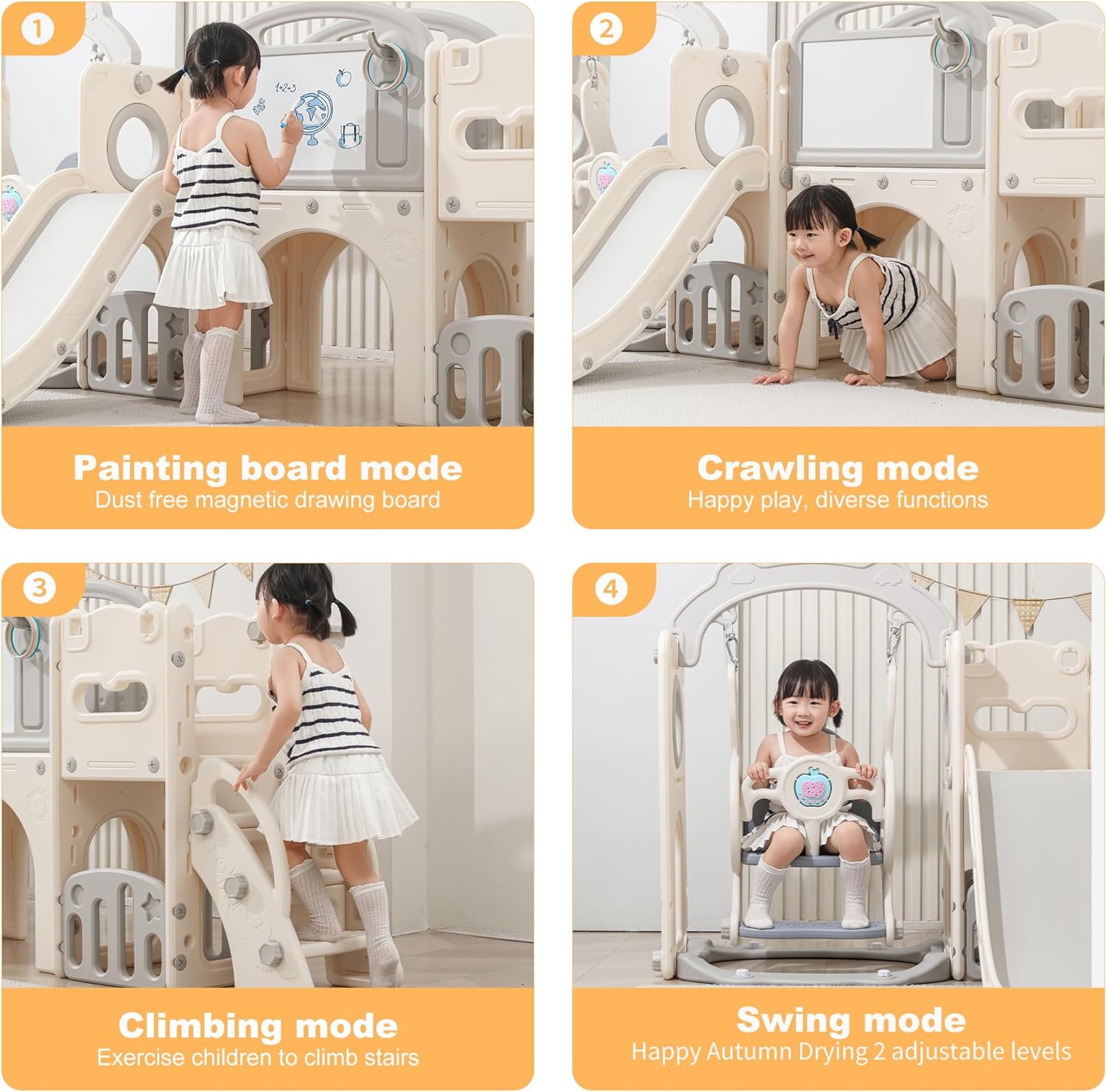 Toddler Slide Set 12 in 1, Kid - Kids Outdoor Climber review and price