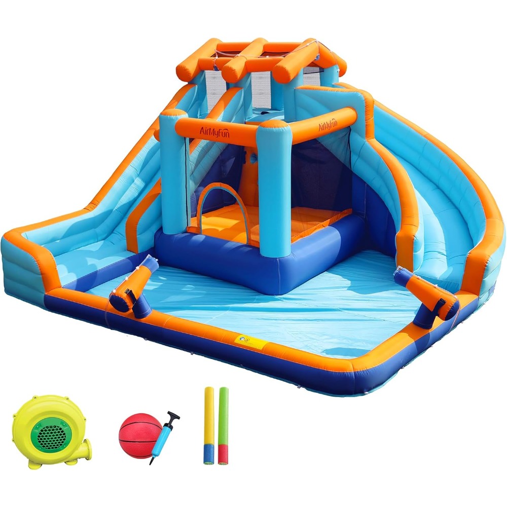 Large Water Slide Bounce House - Kids Outdoor Water Play review and price