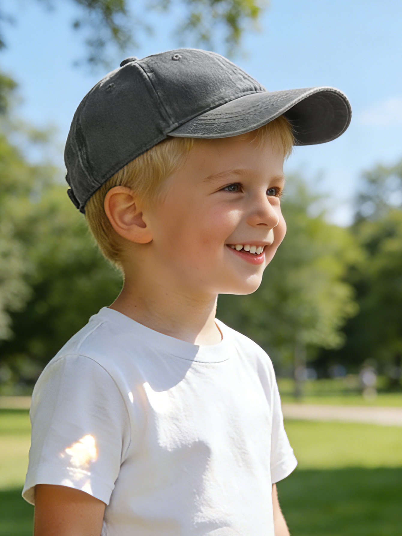 1pc Kids Solid color Baseball  - Kids Outdoor Hat review and price