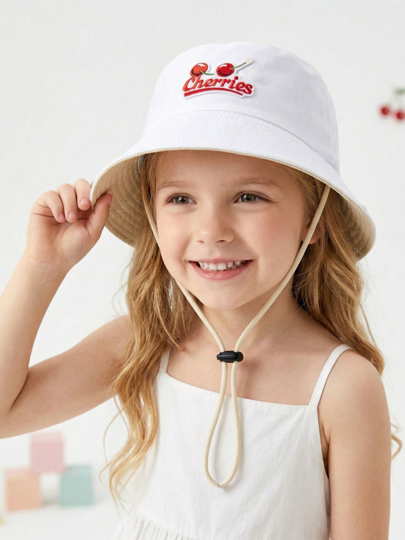 1Pc 2-6Y Kids Red Cherry Fishe - Kids Outdoor Hat review and price